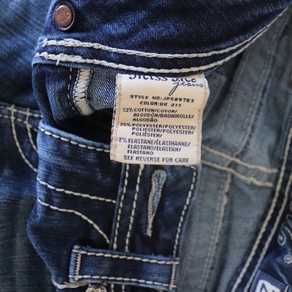 SOLD Miss Me Women's Jeans JP5897B3 Boot Cut Medium Wash Size 28 - Picture 6 of 7